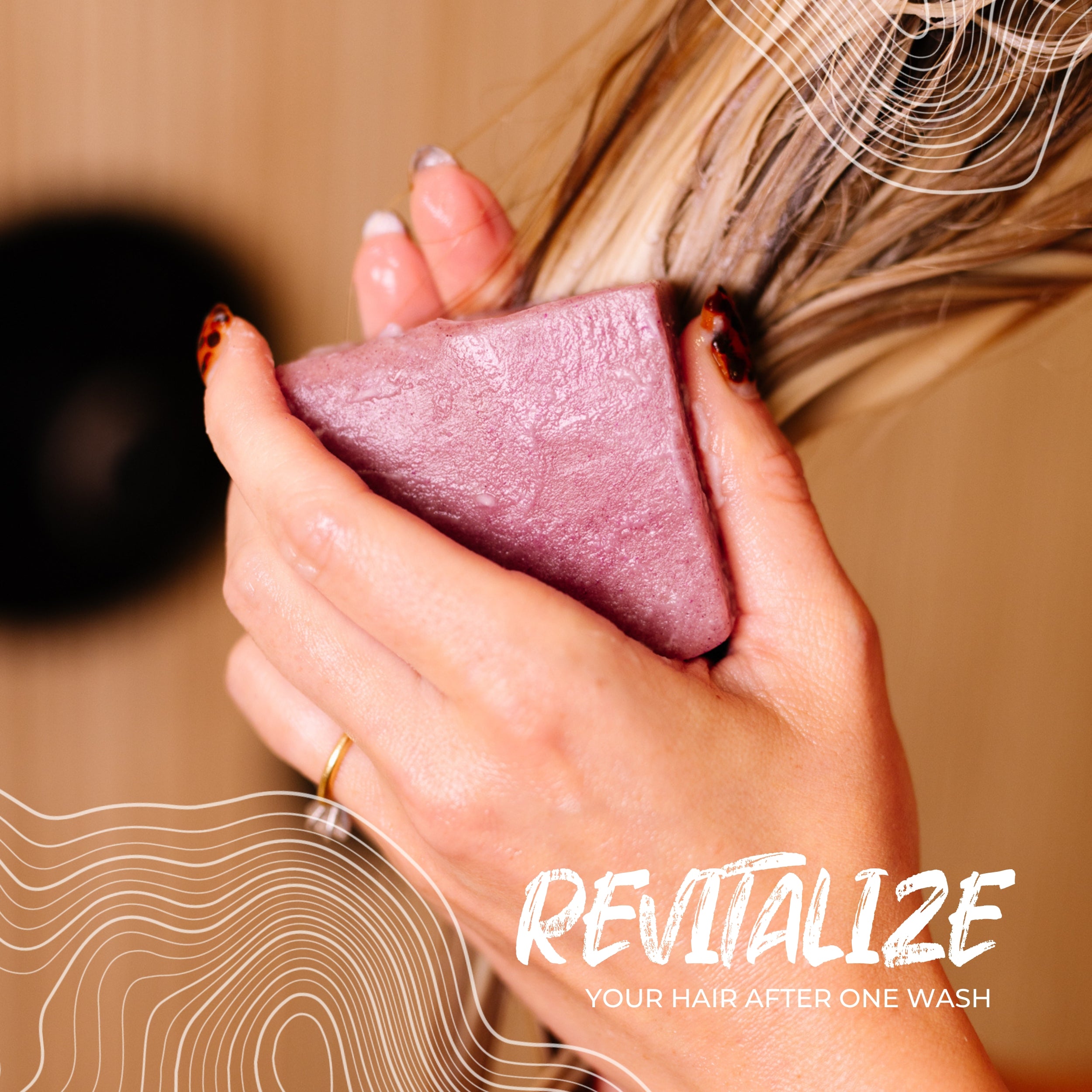 Biotin Purple-Toning Conditioner Bar for Blonde & Gray Hair | Lavender Scented