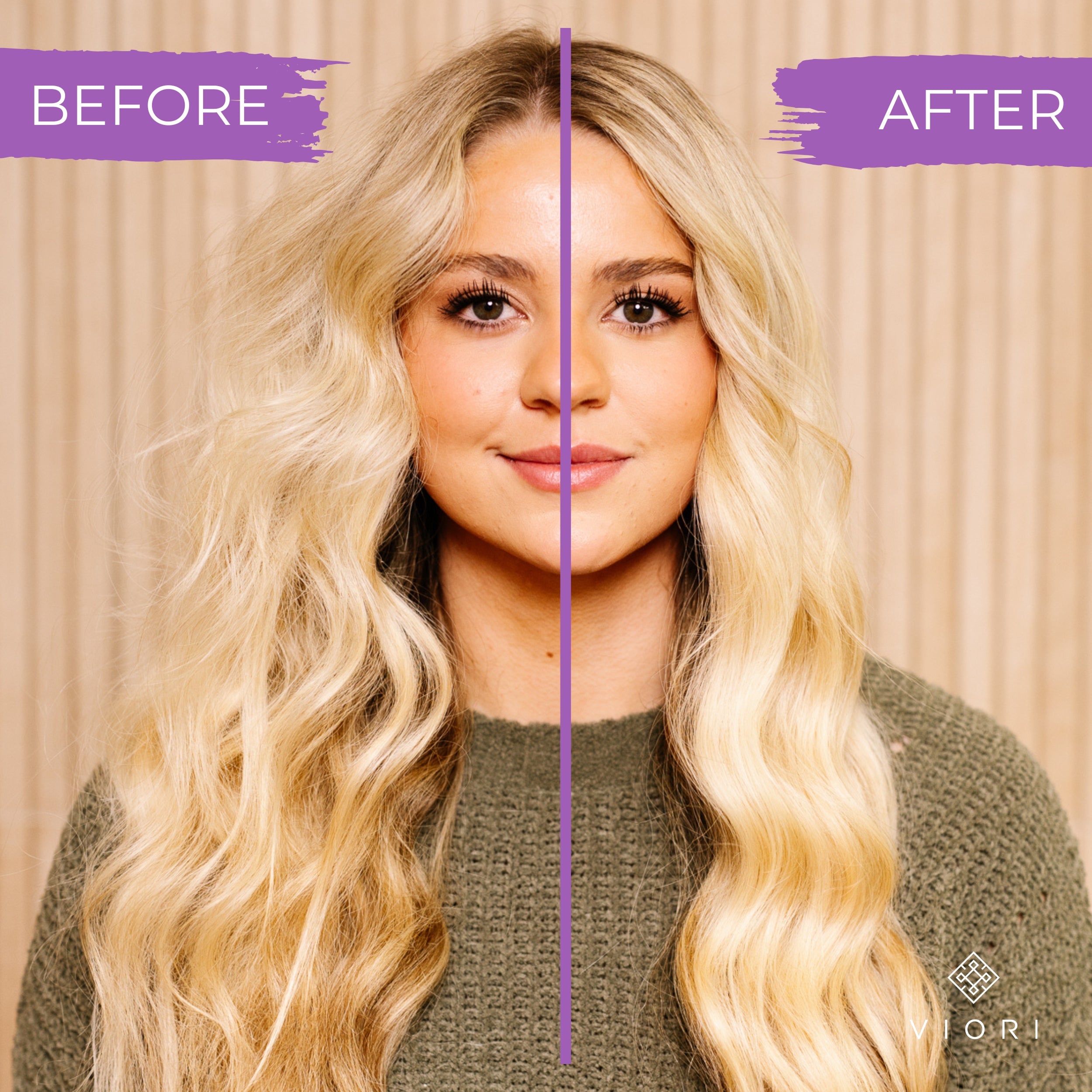 Biotin Purple-Toning Conditioner Bar for Blonde & Gray Hair | Lavender Scented