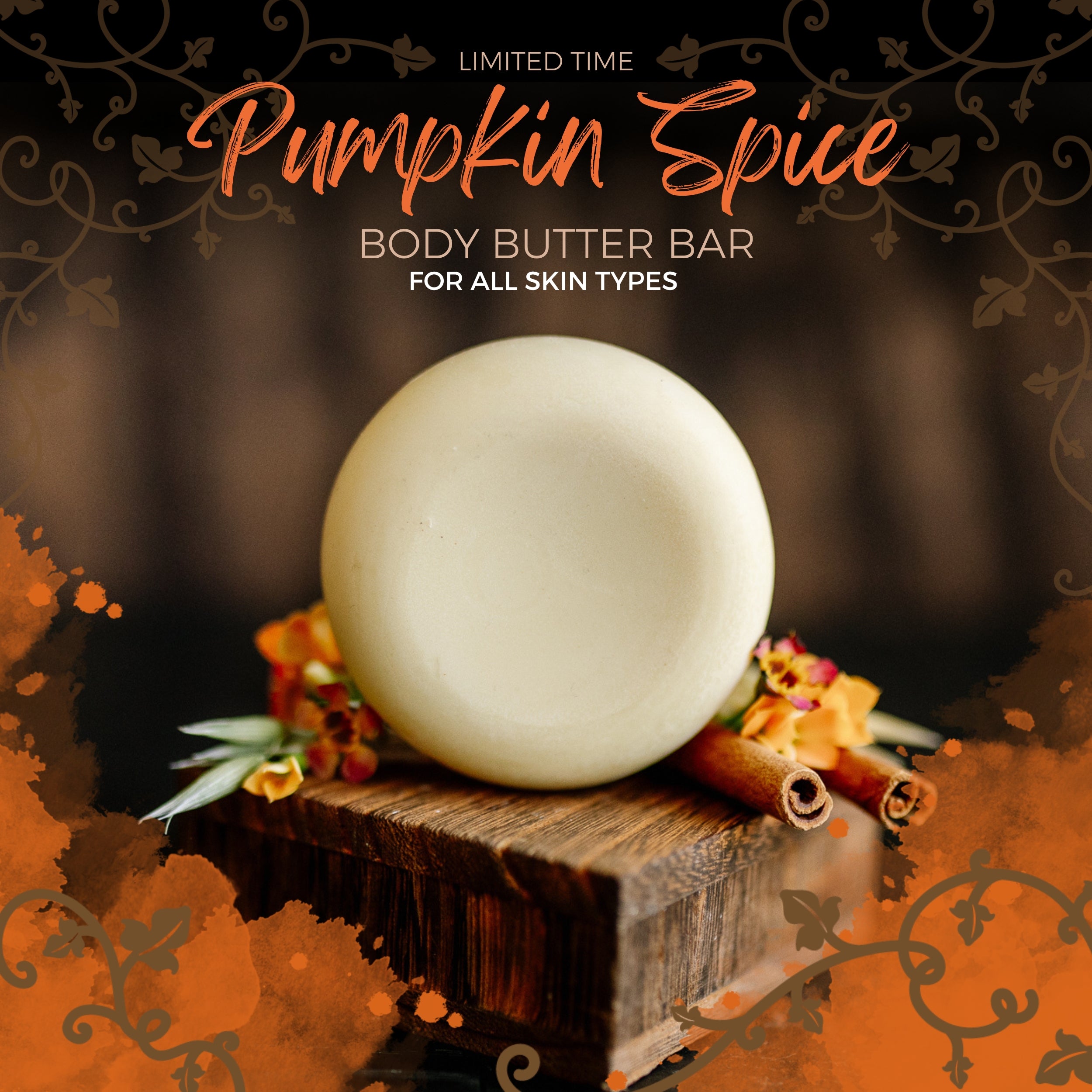LIMITED Body Butter Bar | Pumpkin Spice