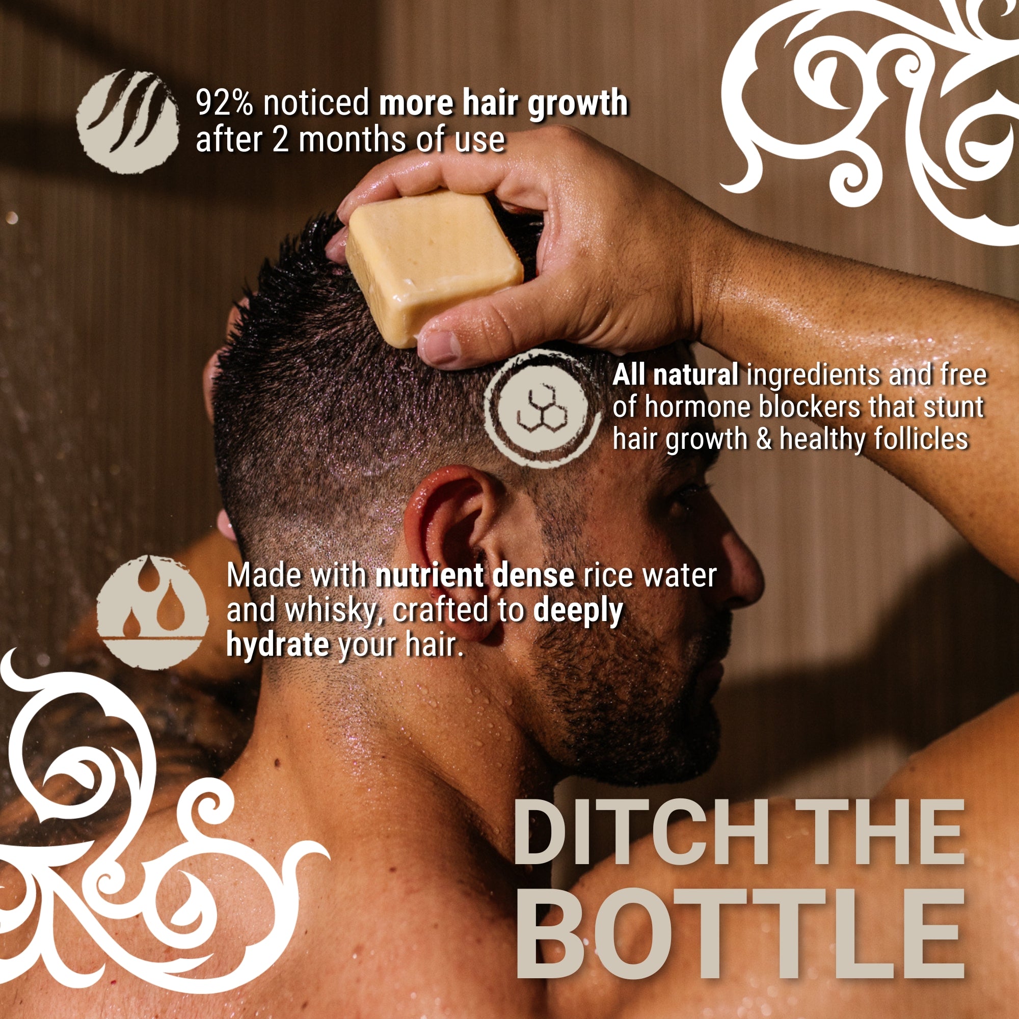 Men’s Conditioner Bar for Oily Hair | Citron & Ginger