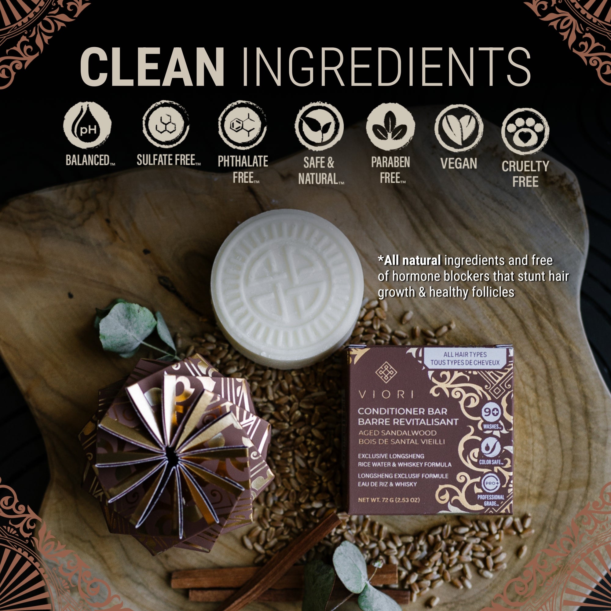 Men’s Conditioner Bar for Oily Hair | Citron & Ginger