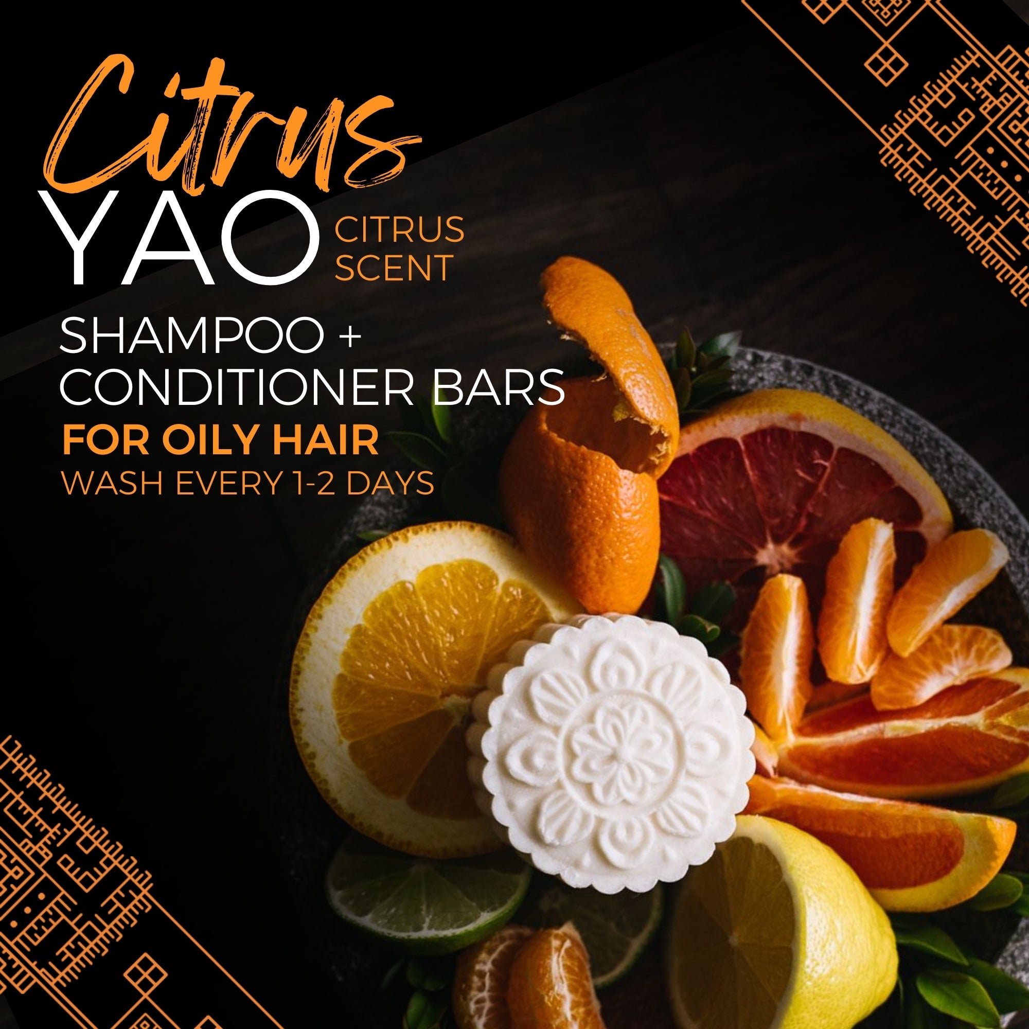 Citrus Yao™ Shampoo Bar for Oil Control | Citrus Scent