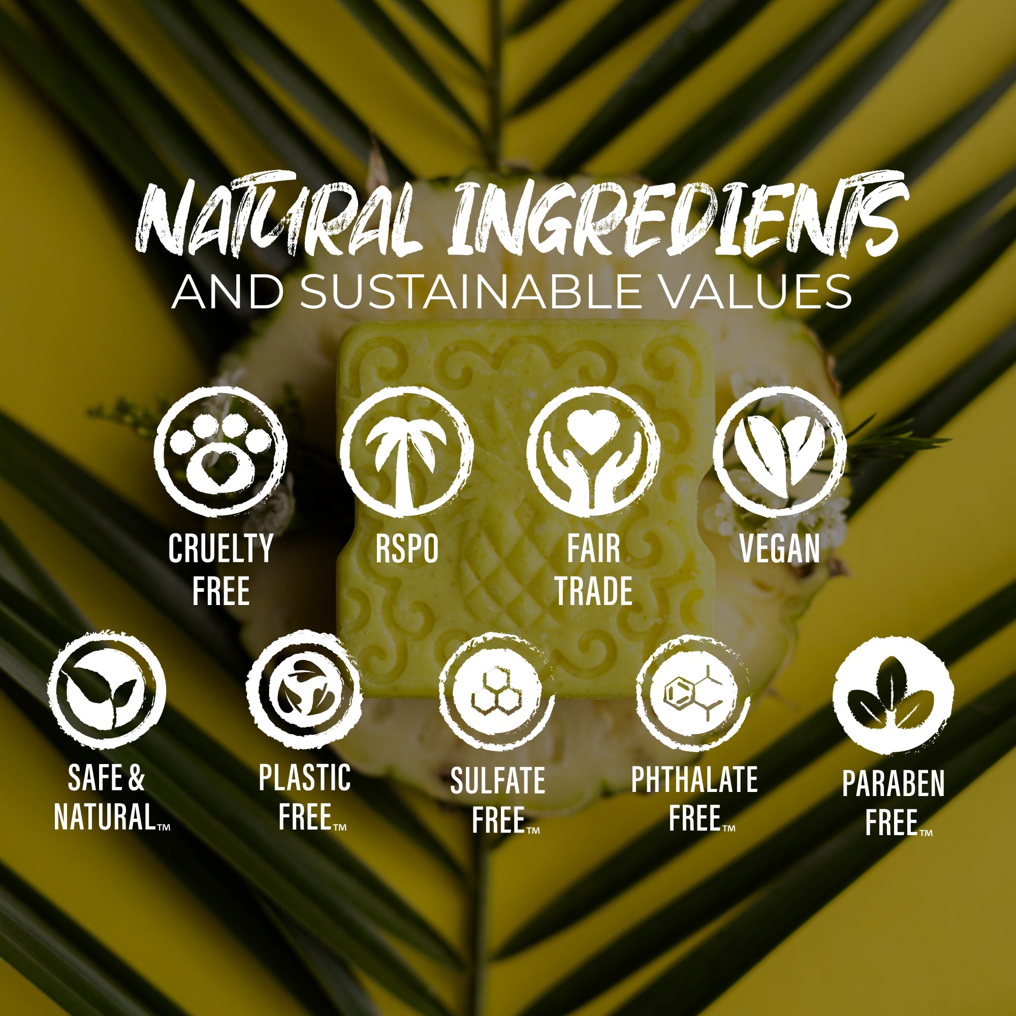 Sugar Scrub Bar | Pineapple