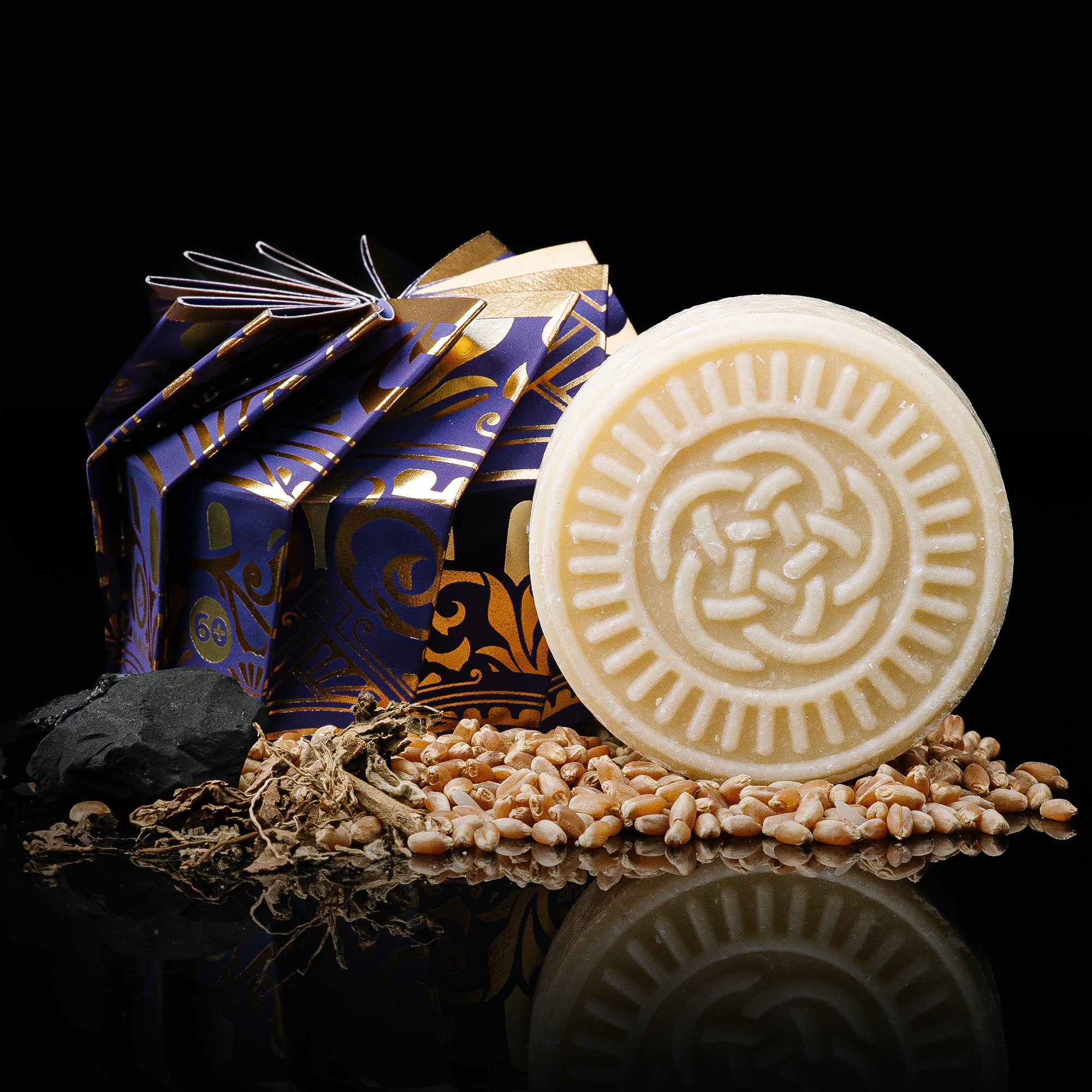 Men’s Shampoo Bar for Dry Hair & Scalp | Charred Patchouli