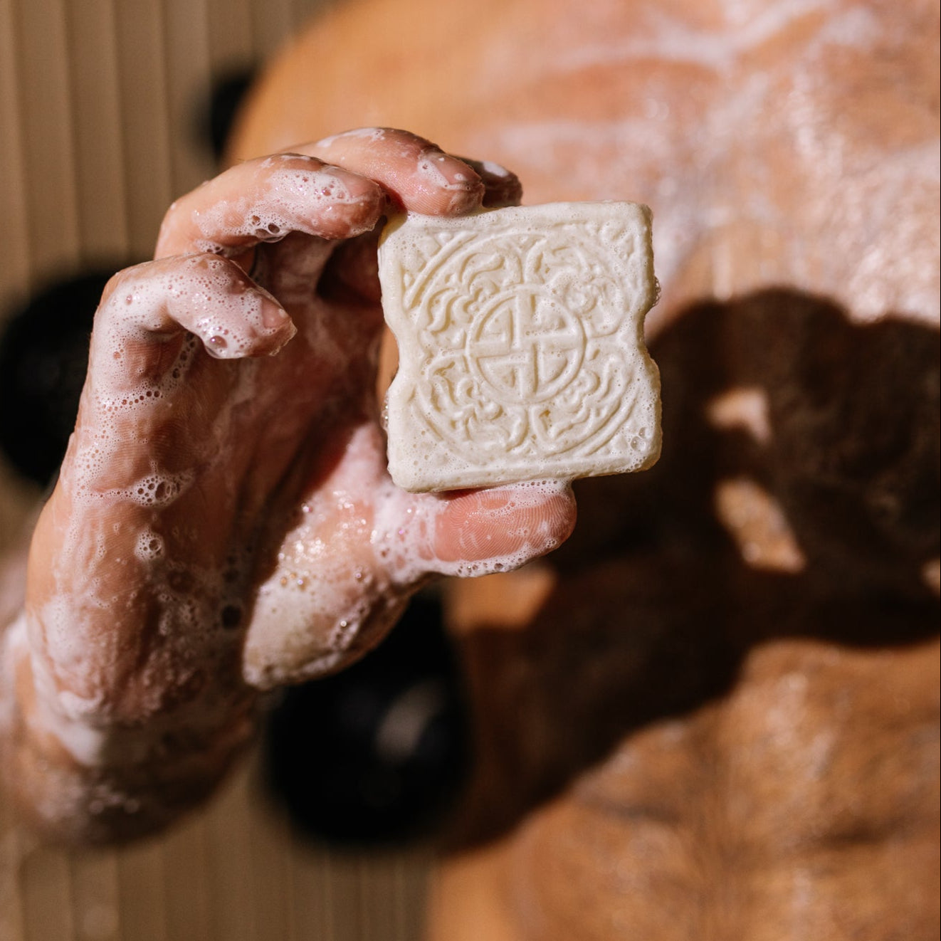 Men's Body Scrub Bar | Aged Sandalwood