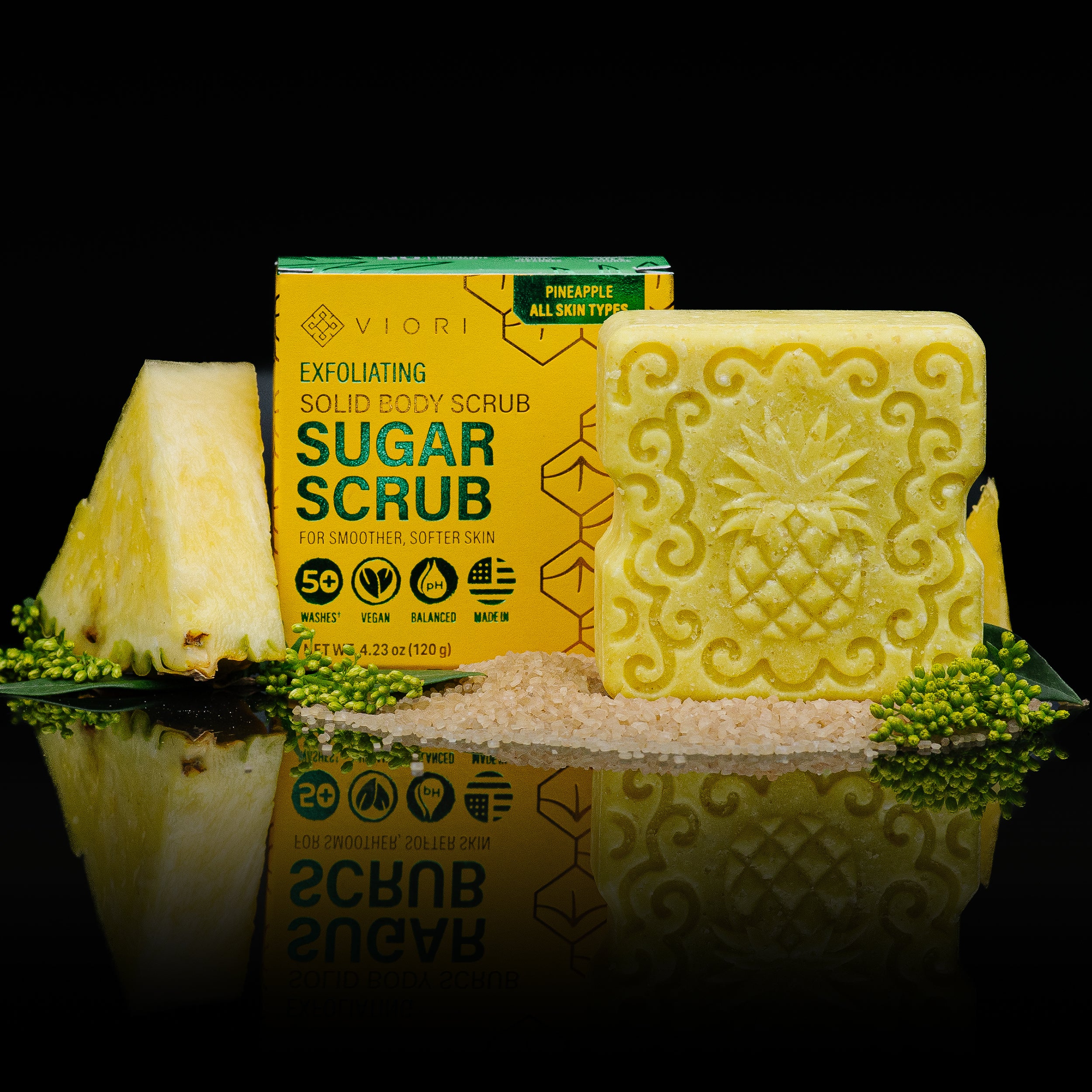 Sugar Scrub Bar | Pineapple