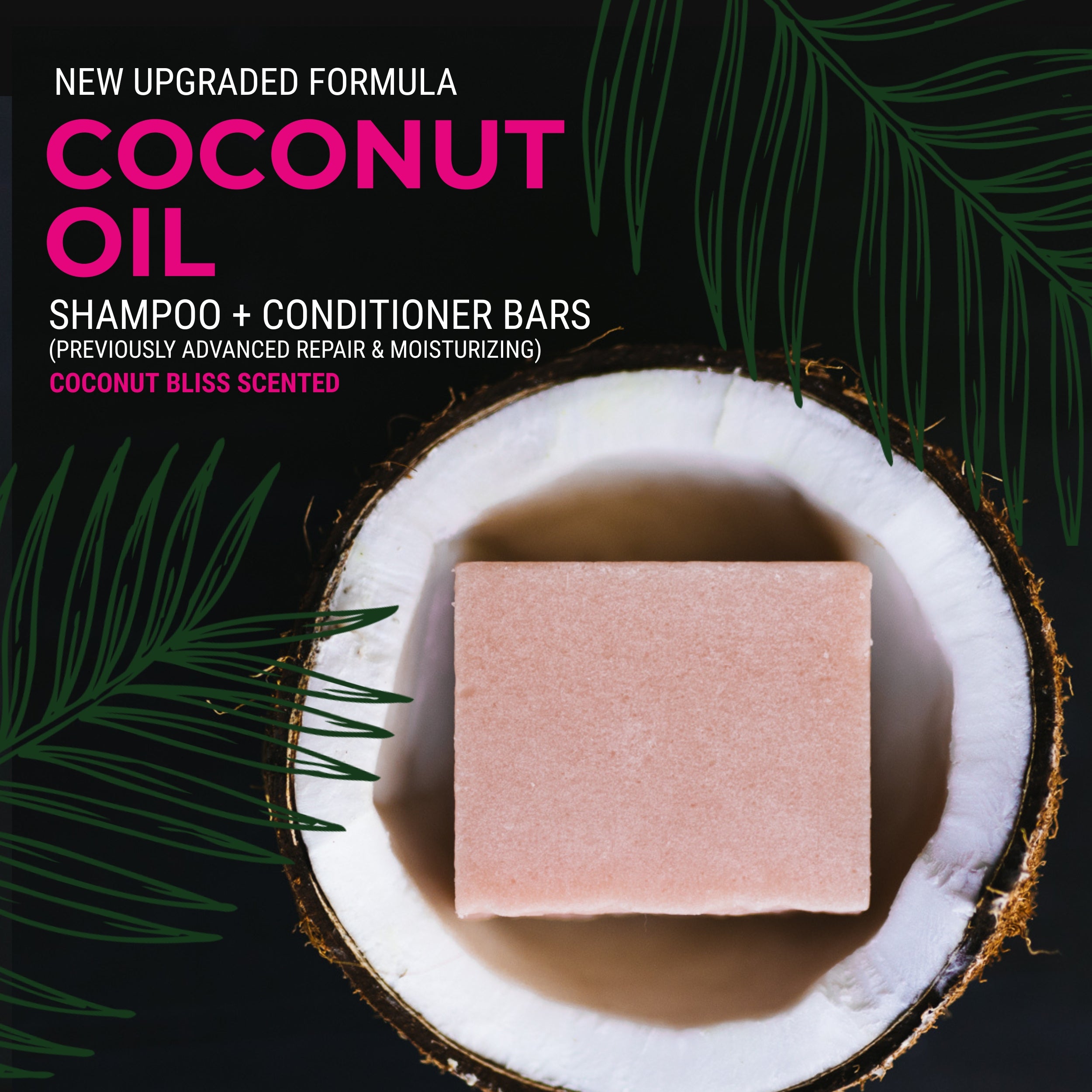 Coconut Oil Advanced Repair Conditioner Bar | Coconut Scent