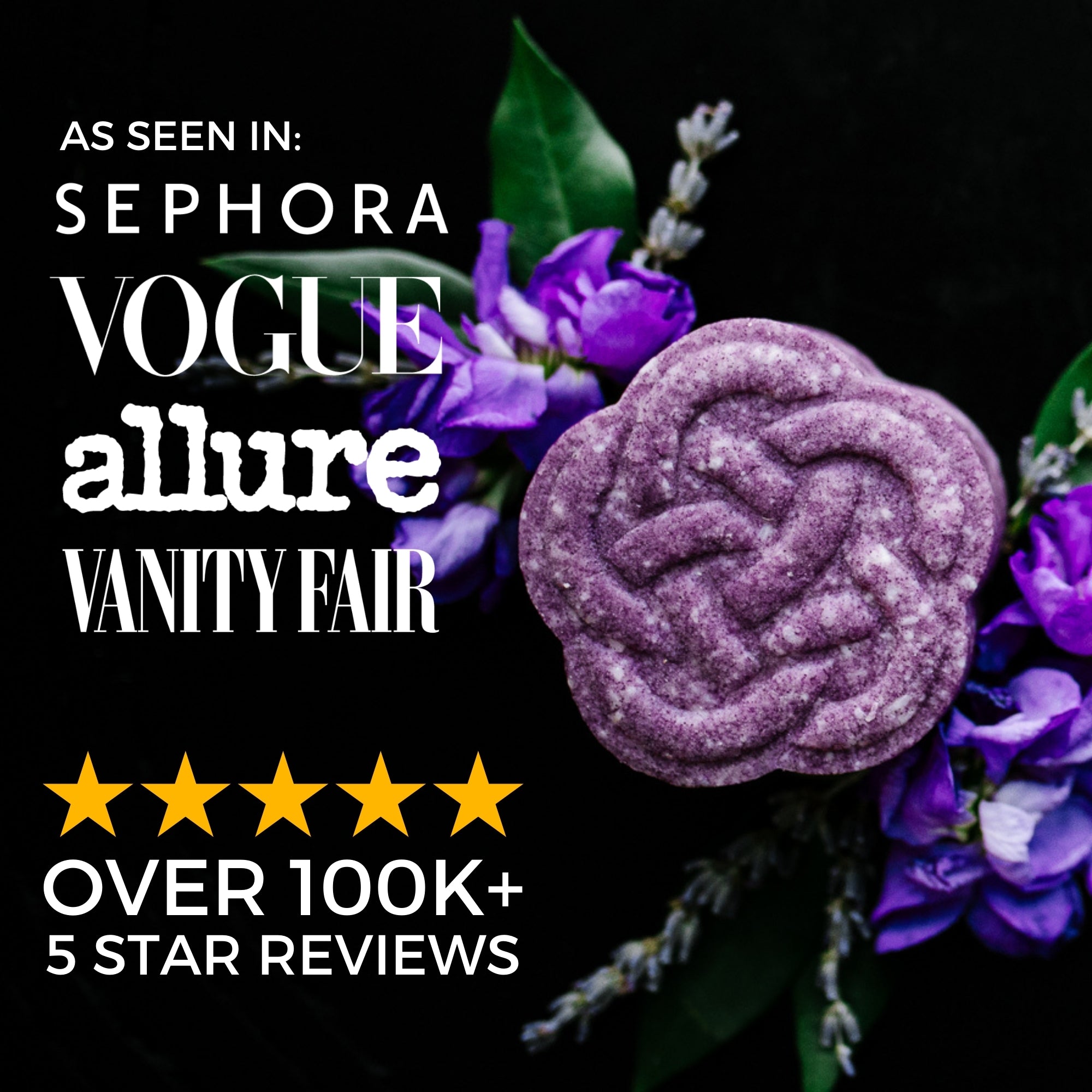 Biotin Purple-Toning Shampoo Bar for Blonde & Gray Hair | Lavender Scented