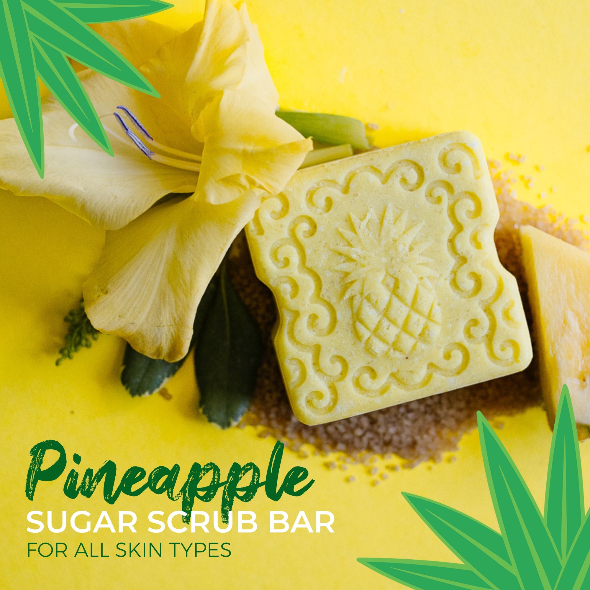 Sugar Scrub Bar | Pineapple