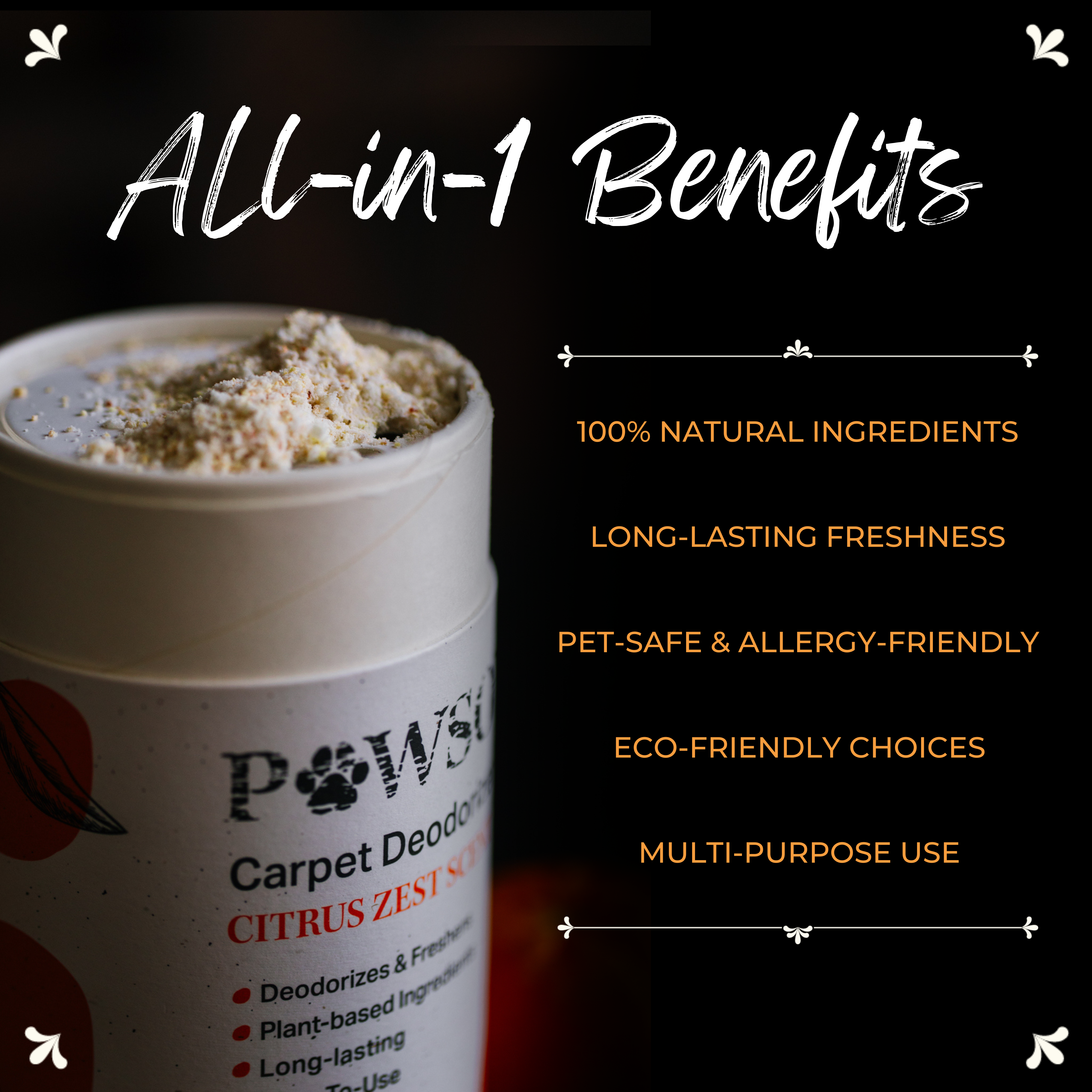 LIMITED Pawson Carpet Deodorizer | Citrus Zest