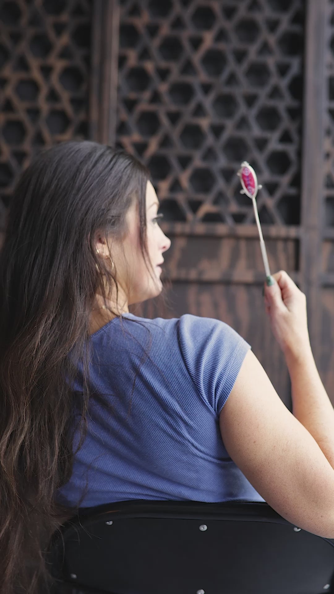 LIMITED Red Yao Embroidered Hair Pin image