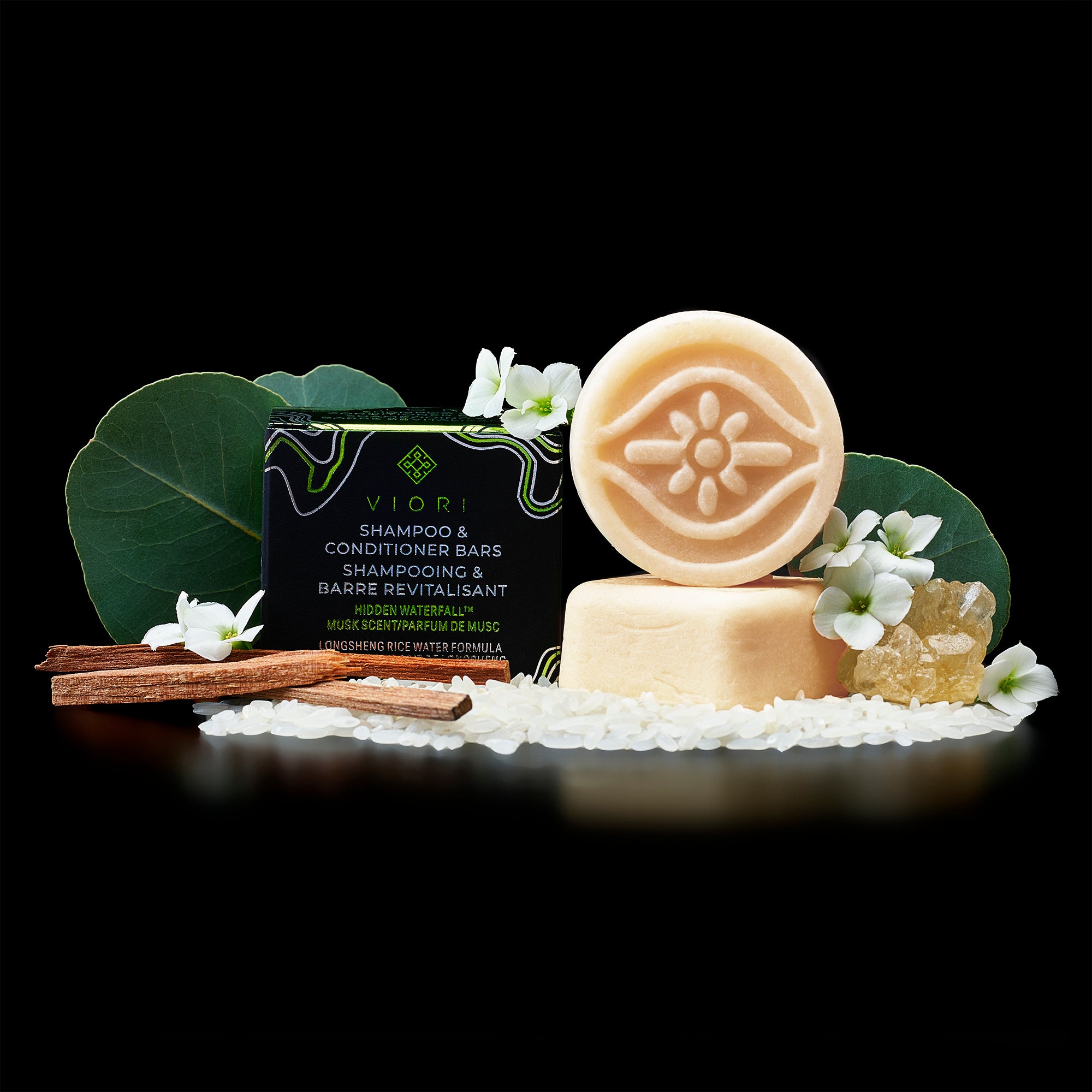 Travel-Size Shampoo & Conditioner Bar Set