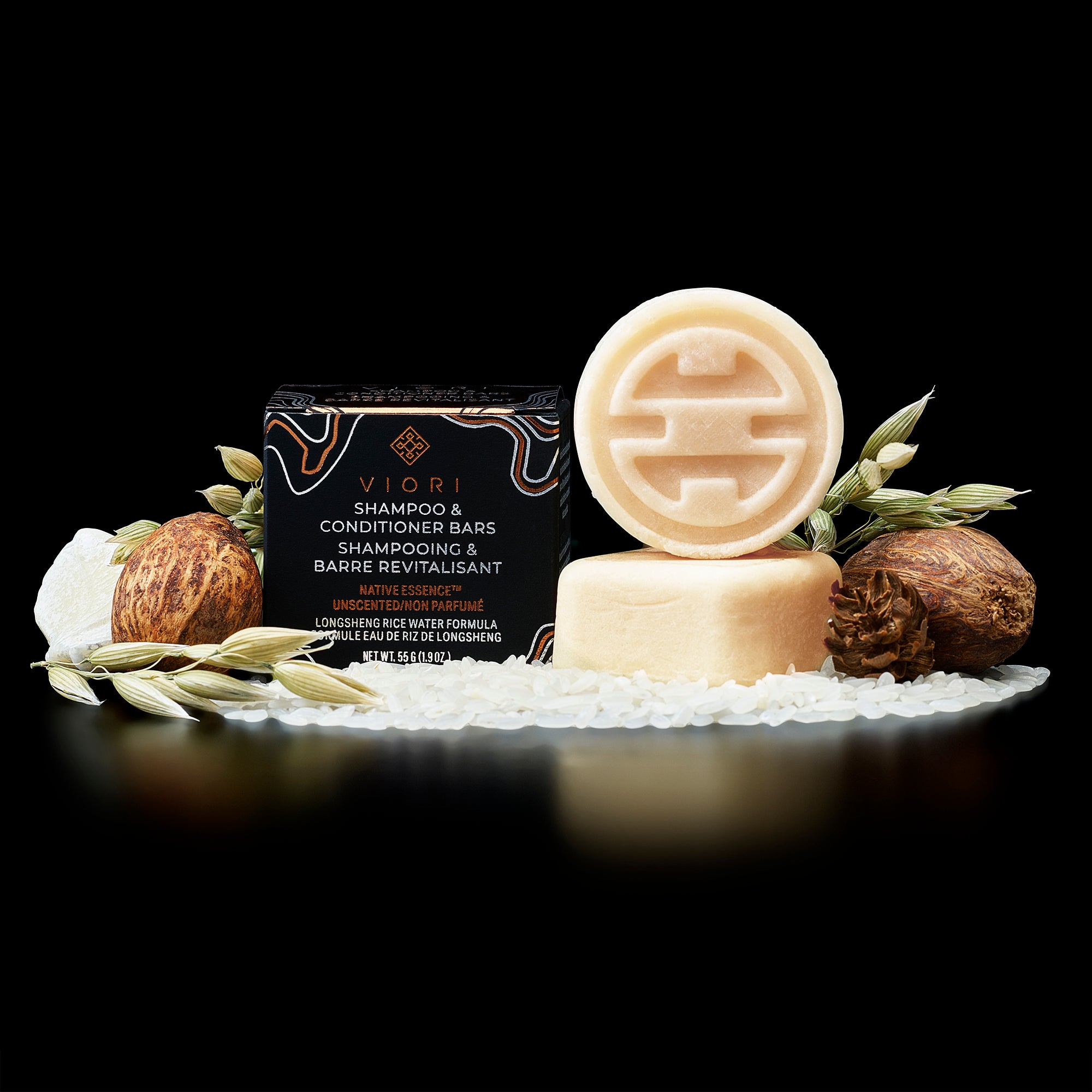 Travel-Size Shampoo & Conditioner Bar Set