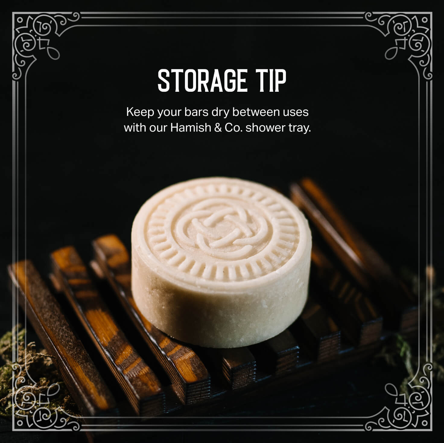 Men’s Shampoo Bar for Dry Hair & Scalp | Charred Patchouli